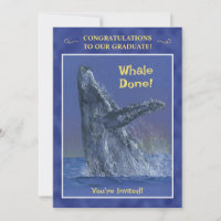 Invitation à la fête de fin d'études Fun Whale