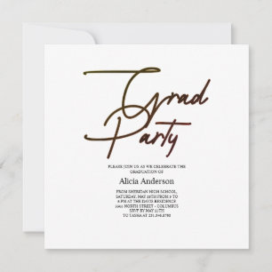 Invitation à la fête de fin d'études Hathama Scr