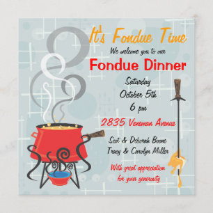 Invitation à la Fête de Fondue