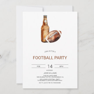 Invitation à la fête de football, L'invitation au