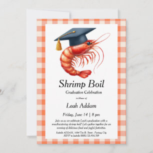 Invitation à la fête de graduation avec ébullition