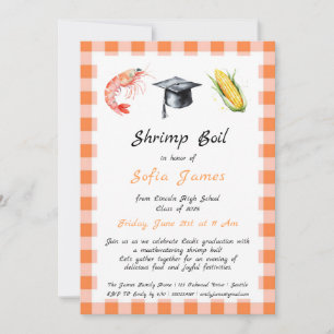 Invitation à la fête de graduation : bouillabaisse