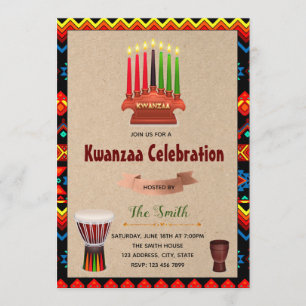 Invitation à la fête de Kwanzaa