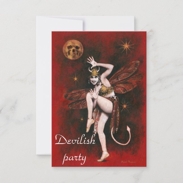 Invitation à la fête de la danseuse du diable Vint (Devant)