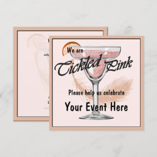 Invitation à la fête de la Fiesta rose de Margarit