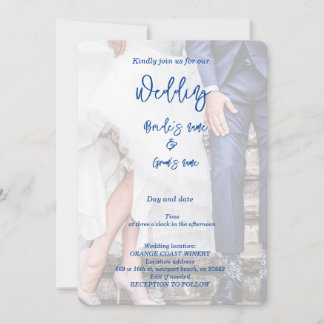 Invitation à la fête de la mariée