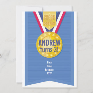 Invitation à la fête de la médaille d'or