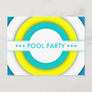invitation à la fête de la piscine