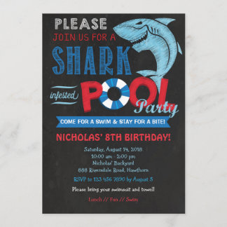 Invitation à la fête de la piscine de requins, Inv