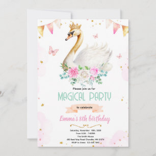 Invitation à la fête de la princesse cygne
