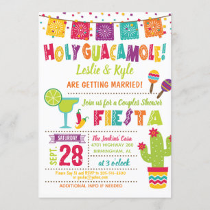 Invitation à la fête de la Saint Guacamole Couples