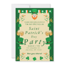 Invitation à la fête de la Saint Patrick