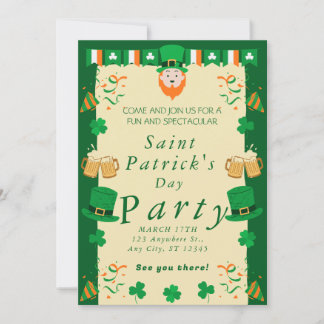 Invitation à la fête de la Saint Patrick