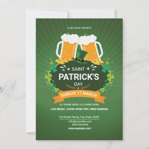 Invitation à la fête de la Saint-Patrick