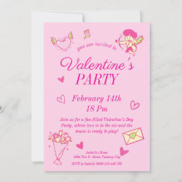Invitation à la fête de la Saint Valentin