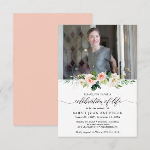 Invitation à la fête de la vie de la femme avec ph