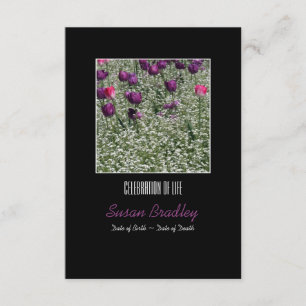 Invitation à la fête de la vie des tulipes du prin