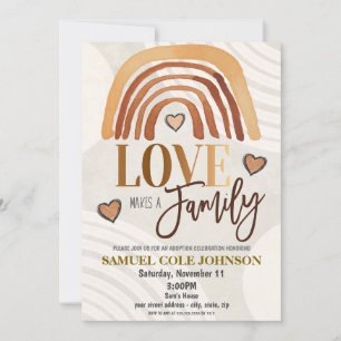 Invitation à la fête de l'adoption