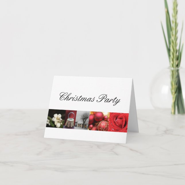 Invitation à la fête de Noël (Devant)