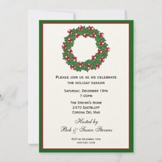 Invitation à la fête de Noël