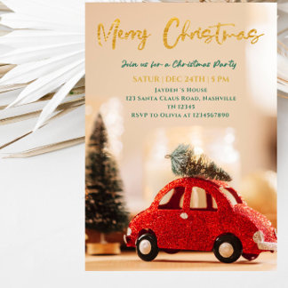 Invitation à la fête de Noël