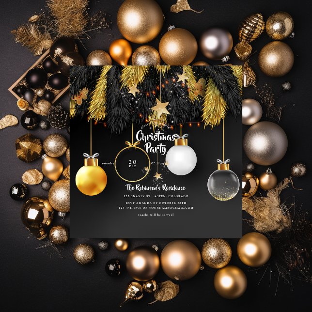 Invitation à la fête de Noël (Créateur téléchargé)