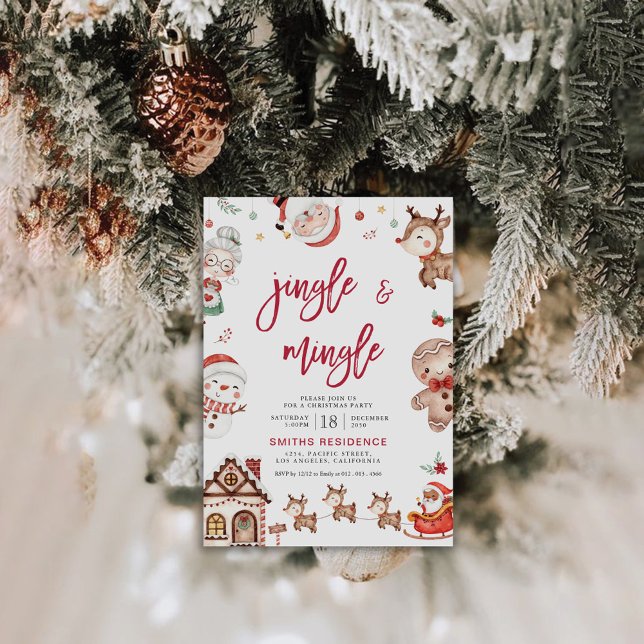 Invitation à la fête de Noël (Créateur téléchargé)