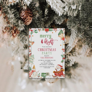 Invitation à la fête de Noël
