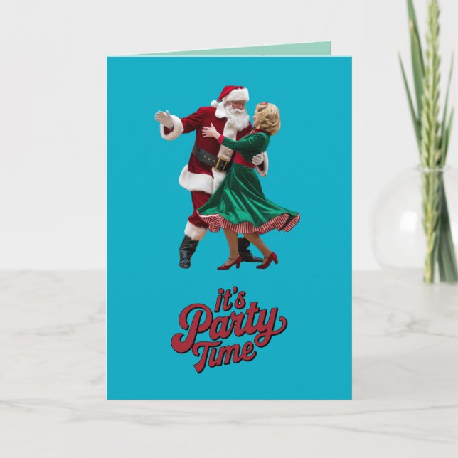 Invitation à la fête de Noël (Devant)