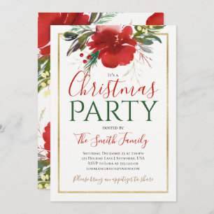 Invitation à la fête de Noël