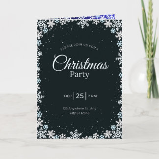 Invitation à la fête de Noël 