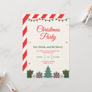 Invitation à la fête de Noël