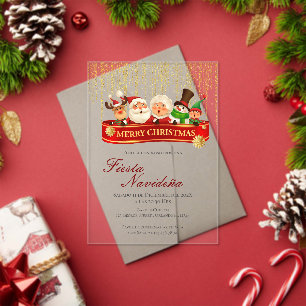 Invitation à la fête de Noël