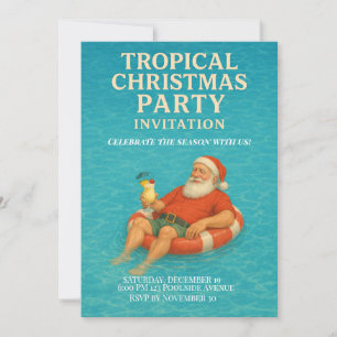 Invitation à la fête de Noël au bassin Tropical Sa