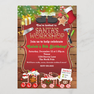 Invitation à la fête de Noël de l'atelier du Père 