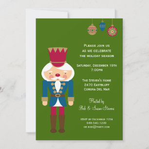 Invitation à la fête de Noël de Nutcracker