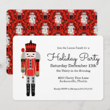 Invitation à la fête de Noël de Nutcracker