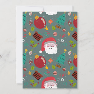 Invitation à la fête de Noël de Santa