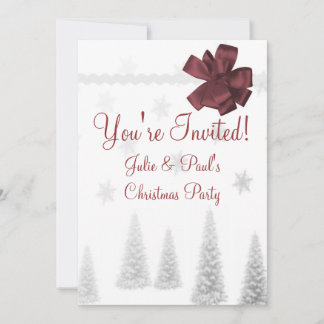 Invitation à la fête de Noël du Scrapbook