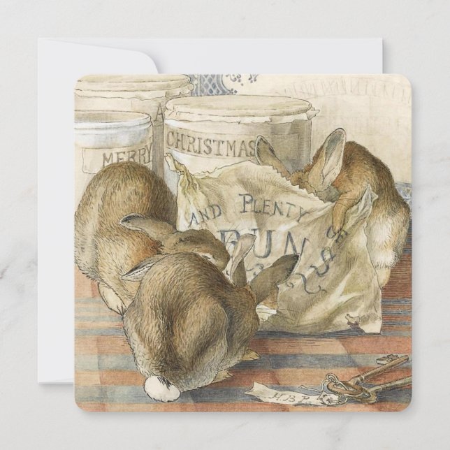 Invitation à la fête de Noël familiale (Devant)