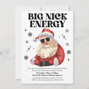 Invitation à la fête de Noël Friendsmas Big Nick E