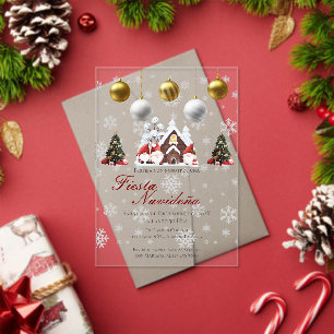 Invitation à la fête de Noël Posada Navideña