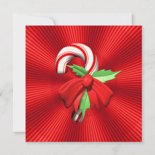 Invitation à la fête de Noël Sucre de canne