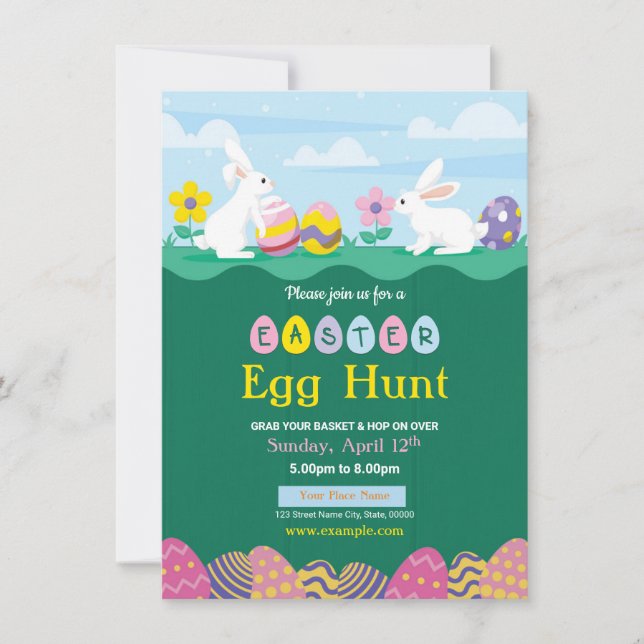 Invitation à la fête de Pâques (Devant)