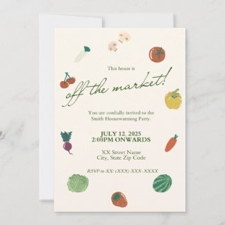 Invitation à la fête de pendaison de crémaillère O