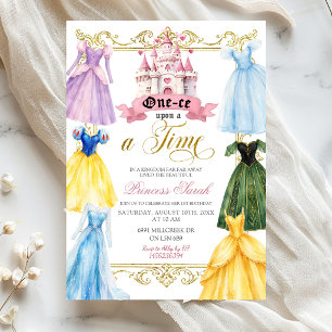 Invitation à la fête de princesse Il était une foi