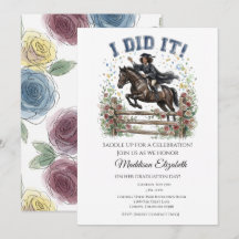 Invitation à la fête de remise des diplômes d'équi