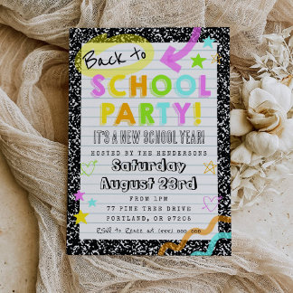 Invitation à la fête de rentrée des classes