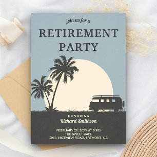 Invitation à la fête de retraite de la camionnette