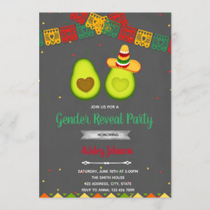 Invitation à la fête de révélation du sexe de Fies